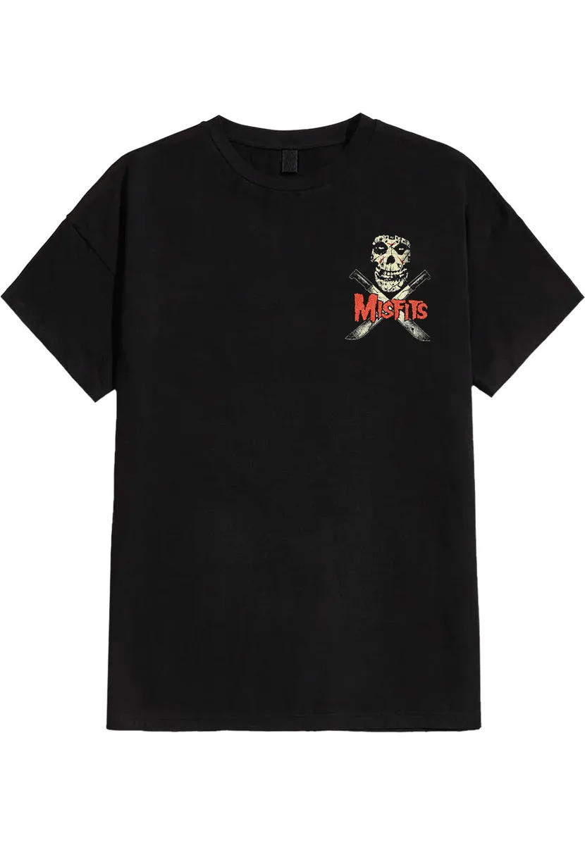 Misfits Machete Back Print T-Shirt