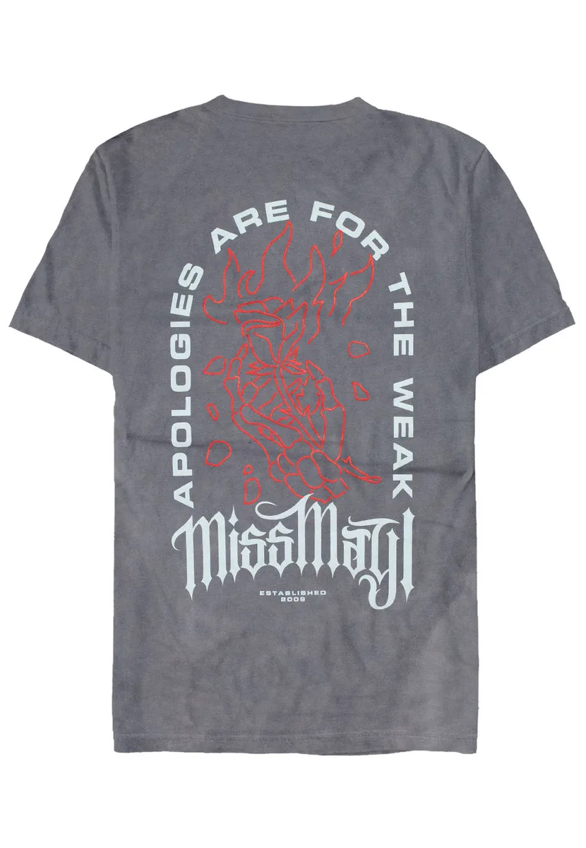 Miss May I Burning Rose Tie Dye T-Shirt
