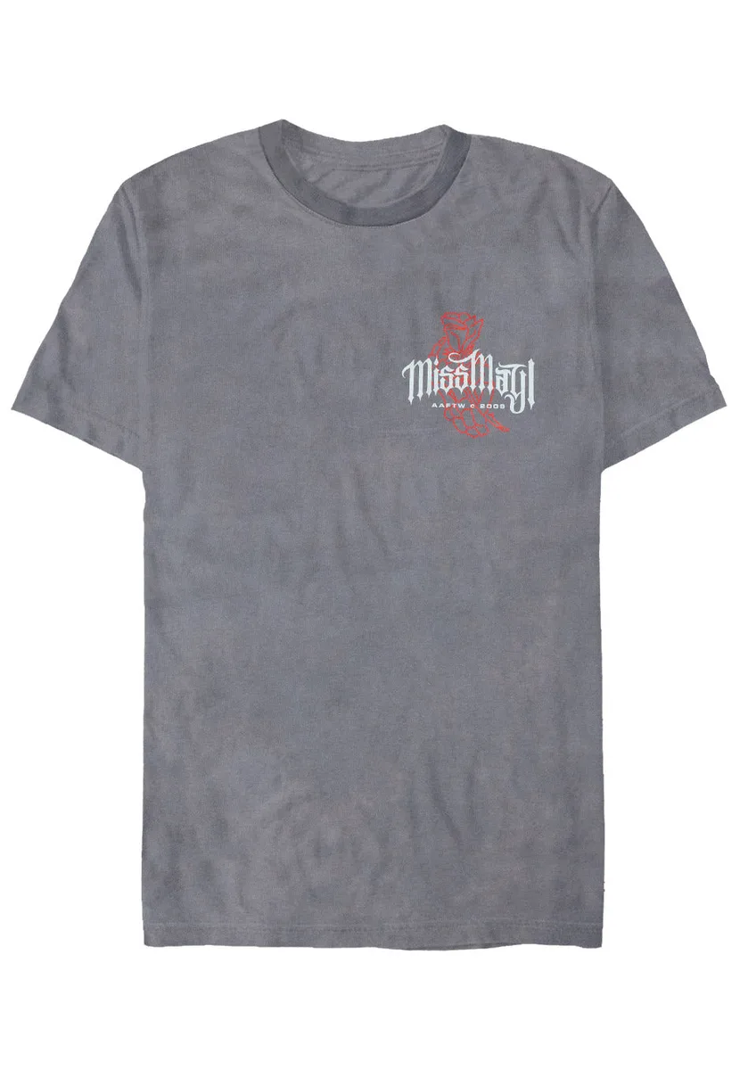 Miss May I Burning Rose Tie Dye T-Shirt