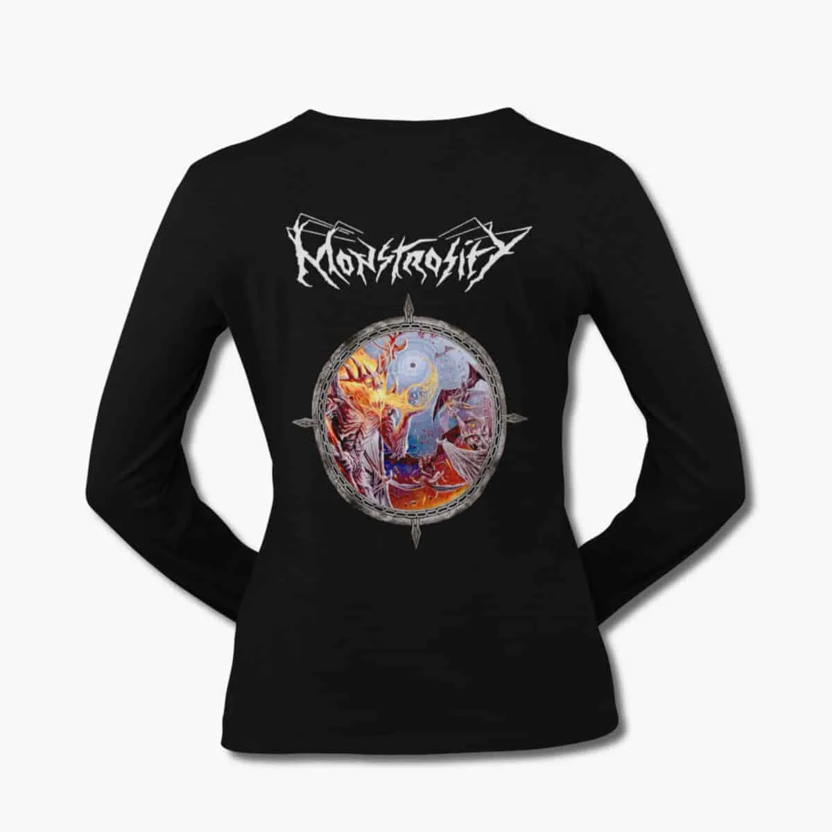 Monstrosity Band Long Sleeve T-Shirt, Monstrosity The Passage of Existence Black Longsleeve T-Shirt, Death Metal Merchandise