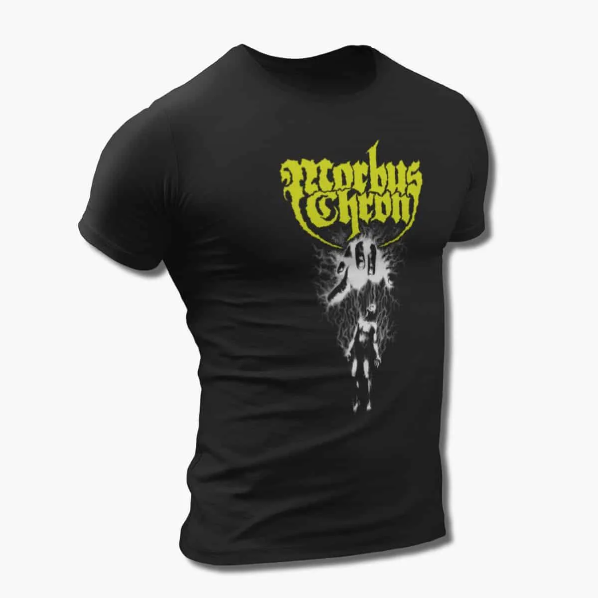 Morbus Chron Band T-Shirt, Morbus Chron Logo Artwork T-Shirt, Progressive Death Metal Merchandise