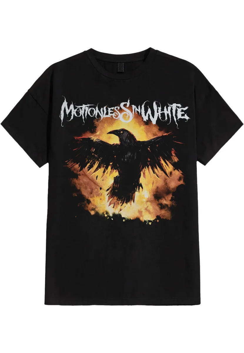Motionless In White Burning Crow T-Shirt