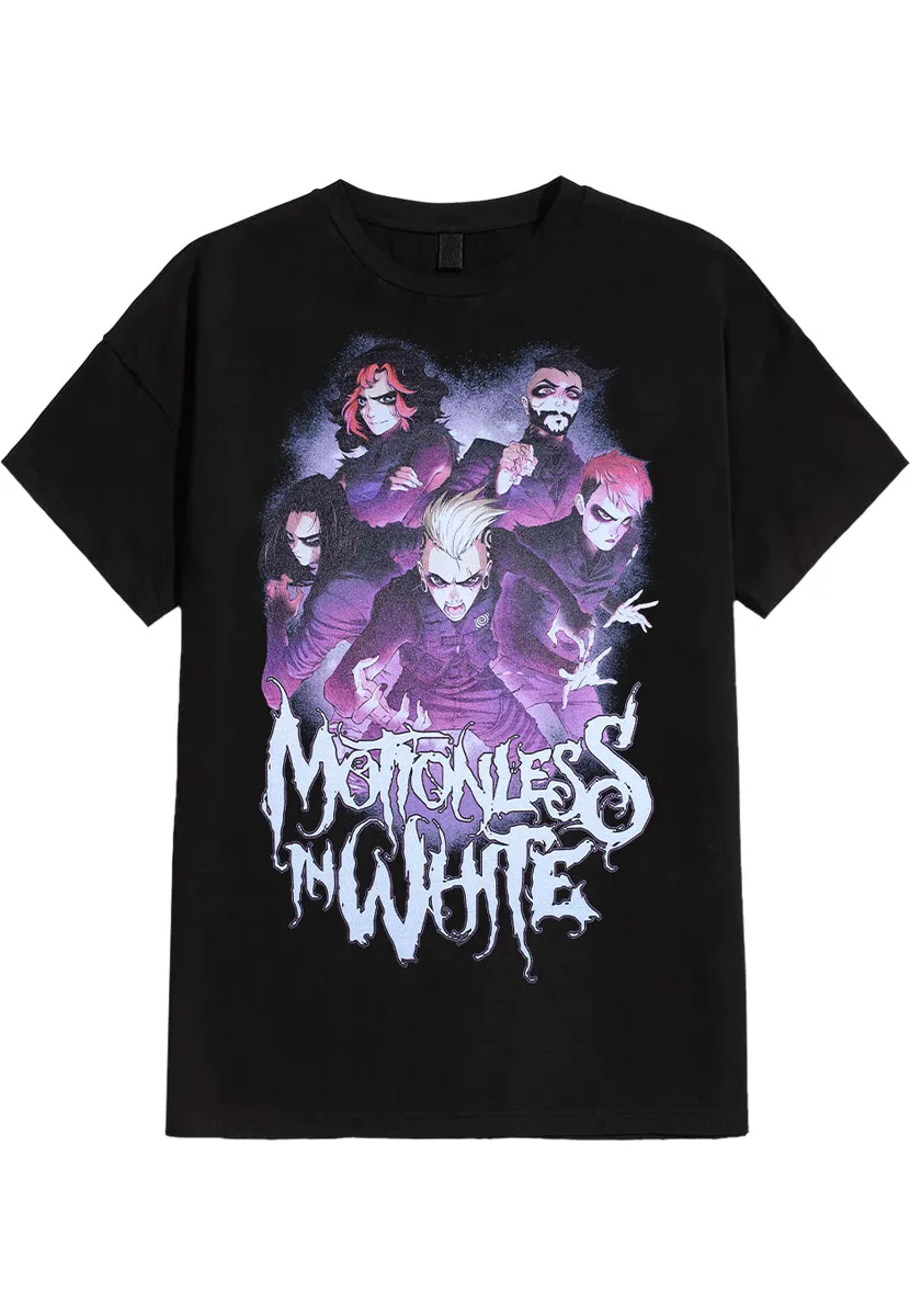 Motionless In White Comic Band T-Shirt
