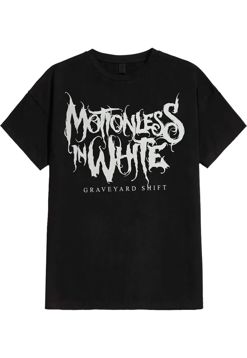 Motionless In White Graveyard Shift Logo T-Shirt