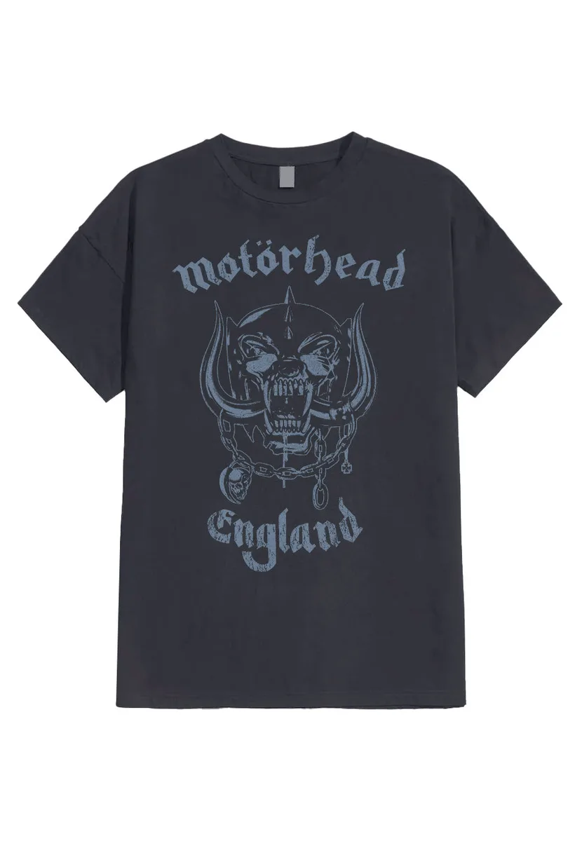 Motörhead England Charcoal T-Shirt