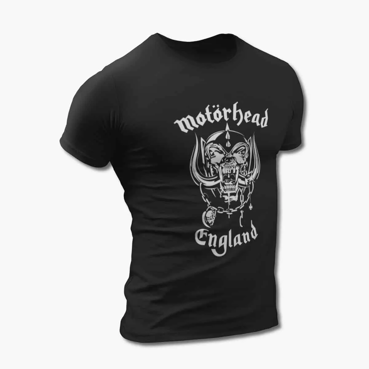 Motorhead T-Shirt, Motörhead England Black T-Shirt, Heavy Metal Merchandise