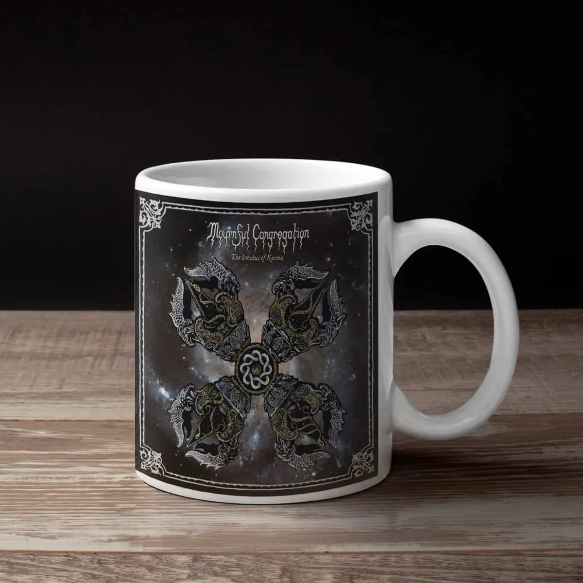Mournful Congregation Band Coffee Mug, Mournful Congregation The Incubus of Karma Mug