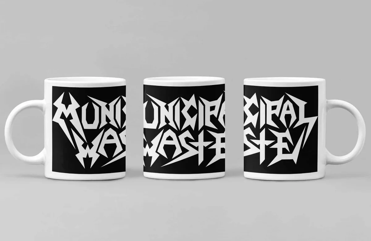Municipal Waste Coffee Mug, Municipal Waste Logo Coffee Mug