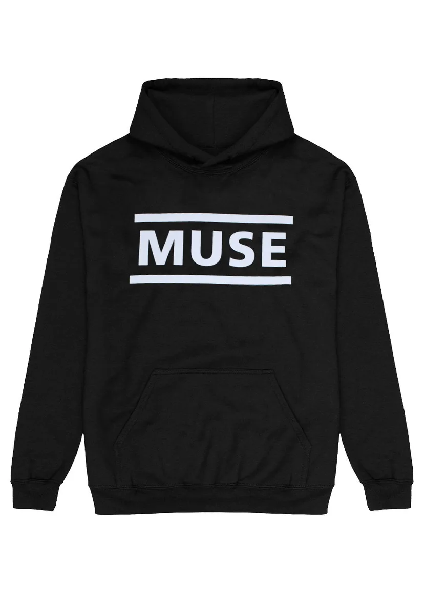Muse White Logo Hoodie