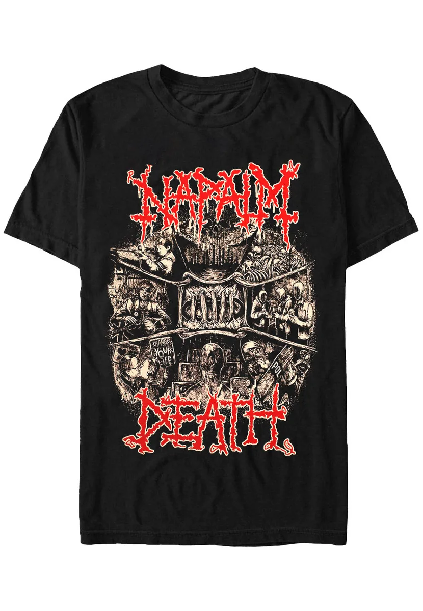 Napalm Death Coded Smears T-Shirt