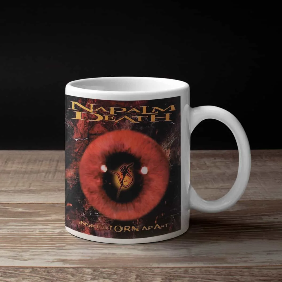 Napalm Death Coffee Mug, Napalm Death Inside The Torn Apart Coffee Mug