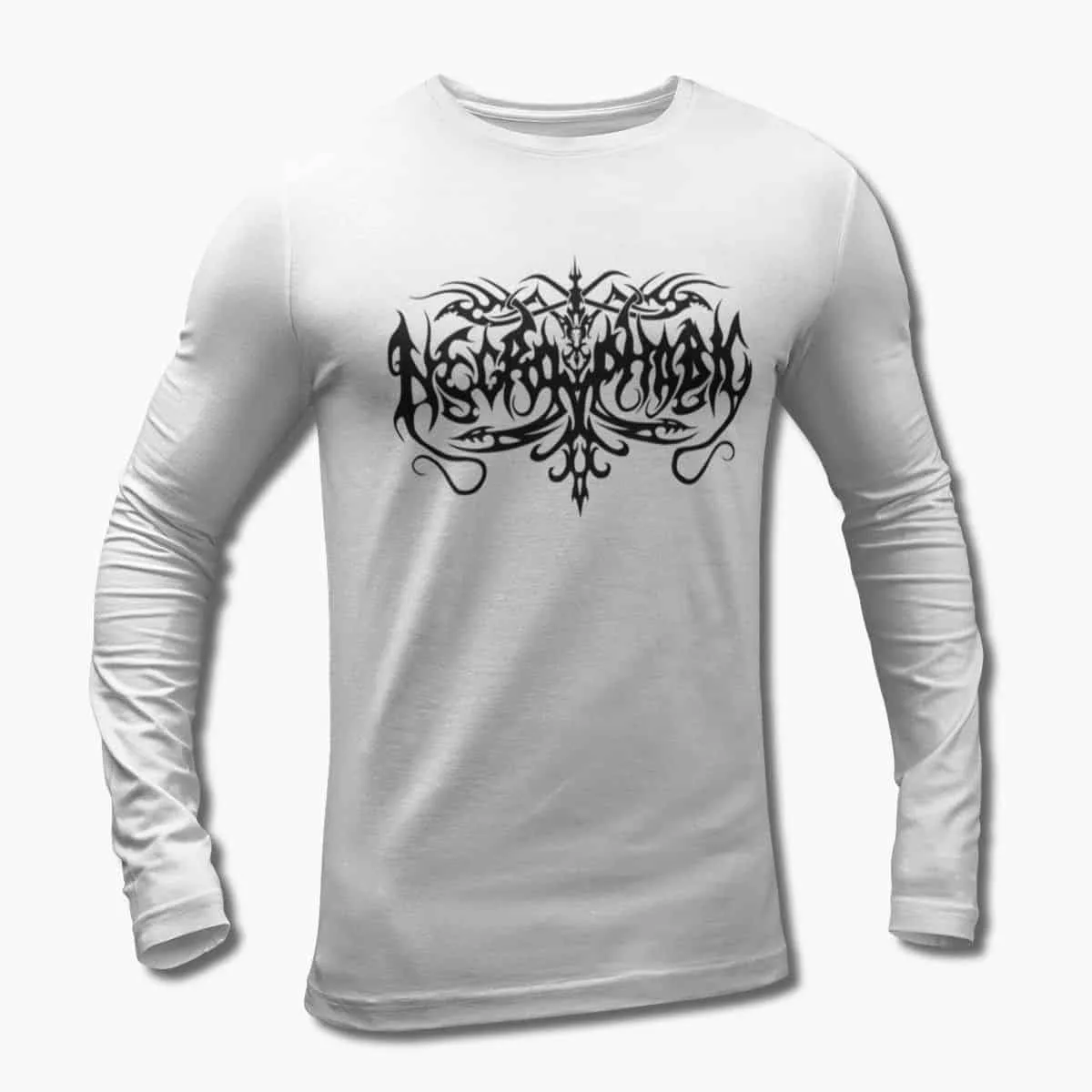 Necrophobic Band Long Sleeve T-Shirt, Necrophobic Logo Longsleeve T-Shirt, Death Metal, Black Metal Merch