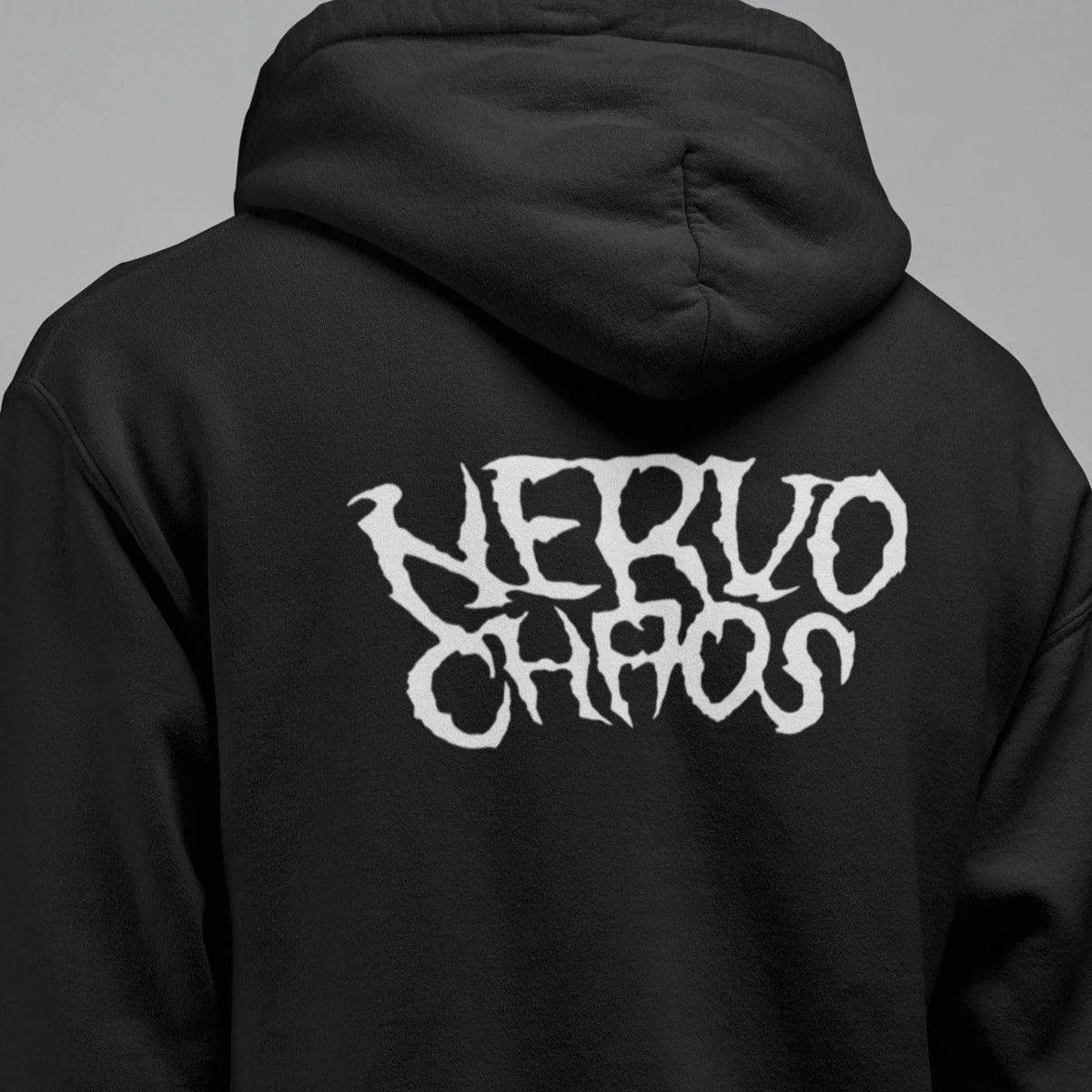Nervochaos Band Hoodie, Nervochaos Logo Hooded Sweatshirt, Death Metal Merch