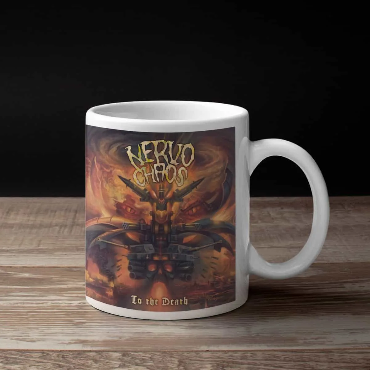 Nervochaos Coffee Mug, Nervochaos To The Death Coffee Mug