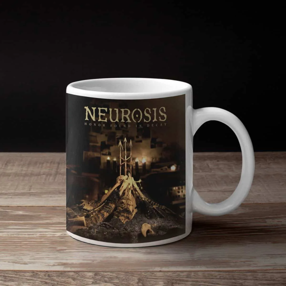 Neurosis Band Coffee Mug, Neurosis Honour Found In Decay Mug