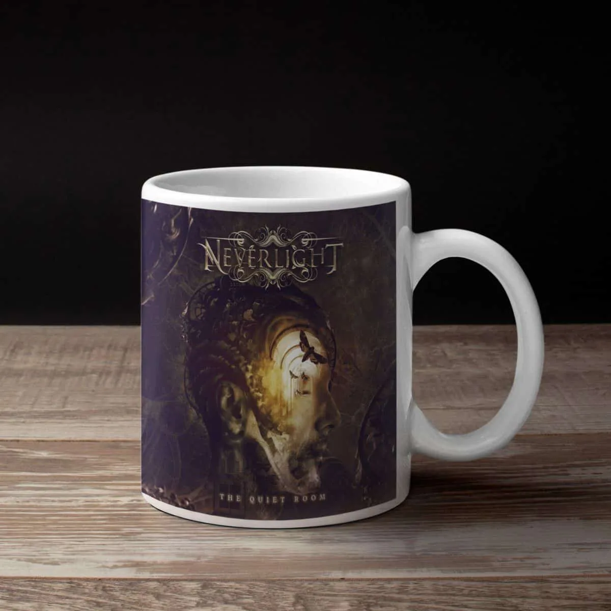 Neverlight Band Coffee Mug, Neverlight The Quiet Room Mug