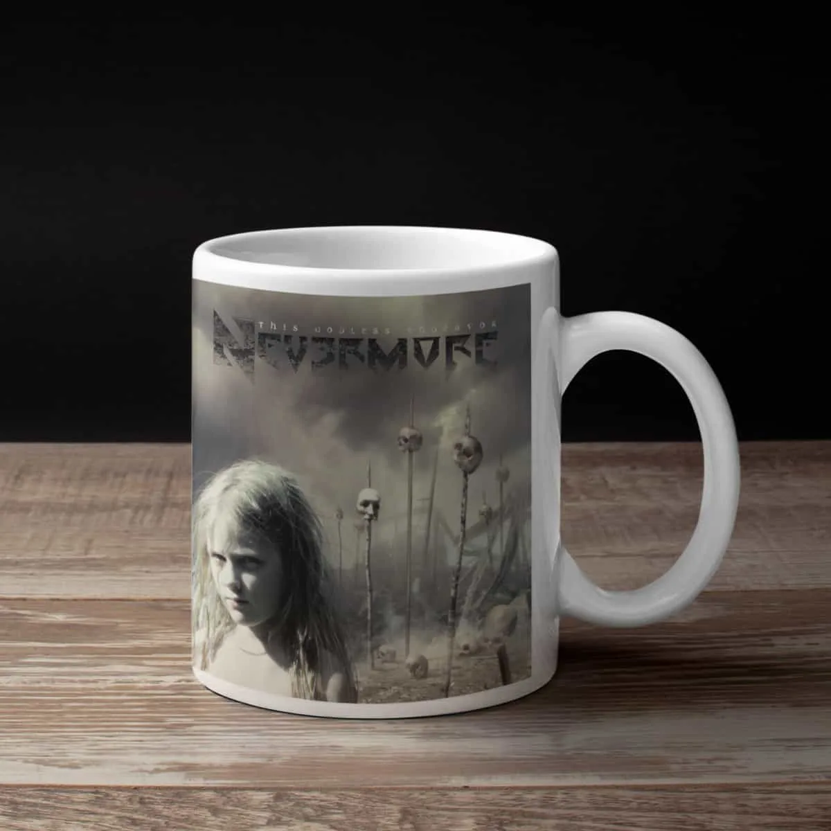 Nevermore Coffee Mug, Nevermore This Godless Endeavor Coffee Mug