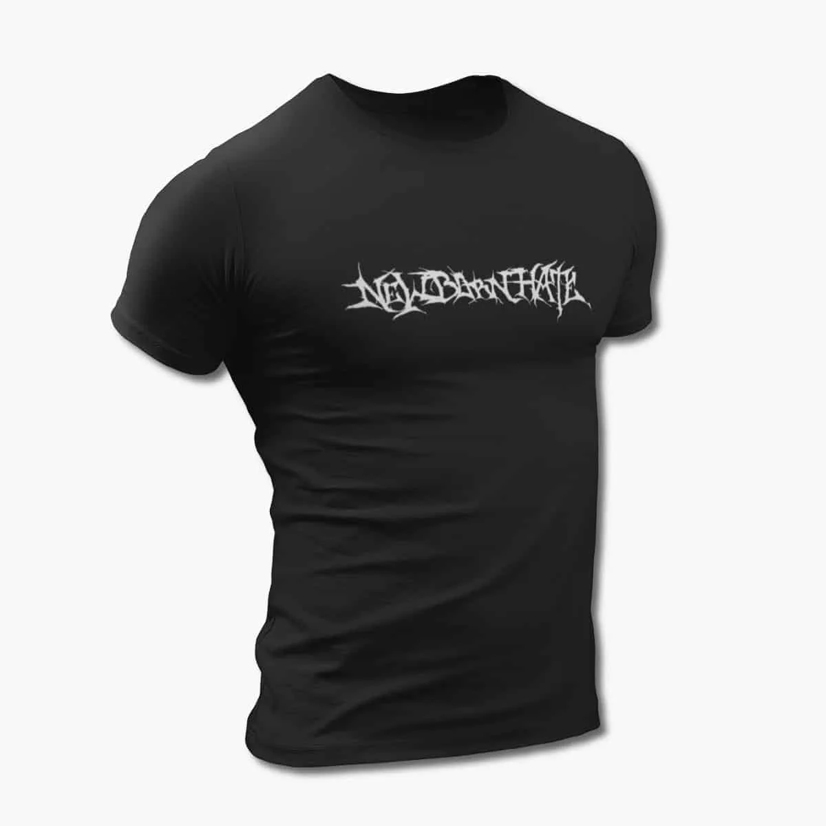 New Born Hate T-Shirt, New Born Hate Logo Black T-Shirt, Thrash Metal, Death Metal Merchandise