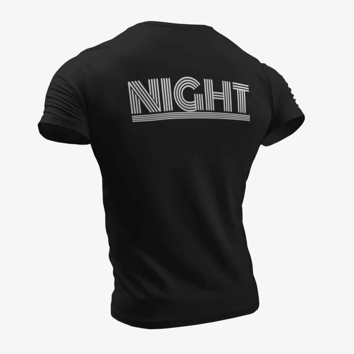 Night T-Shirt, Night Band Logo Black T-Shirt, Hard Rock Merchandise