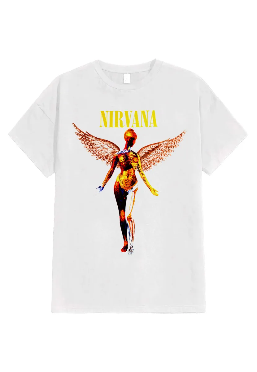 Nirvana In Utero White T-Shirt