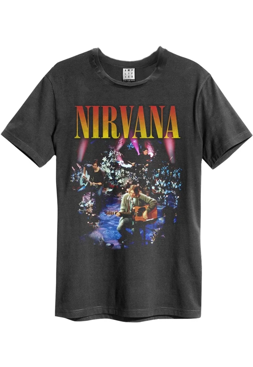 Nirvana Live In New York Charcoal T-Shirt