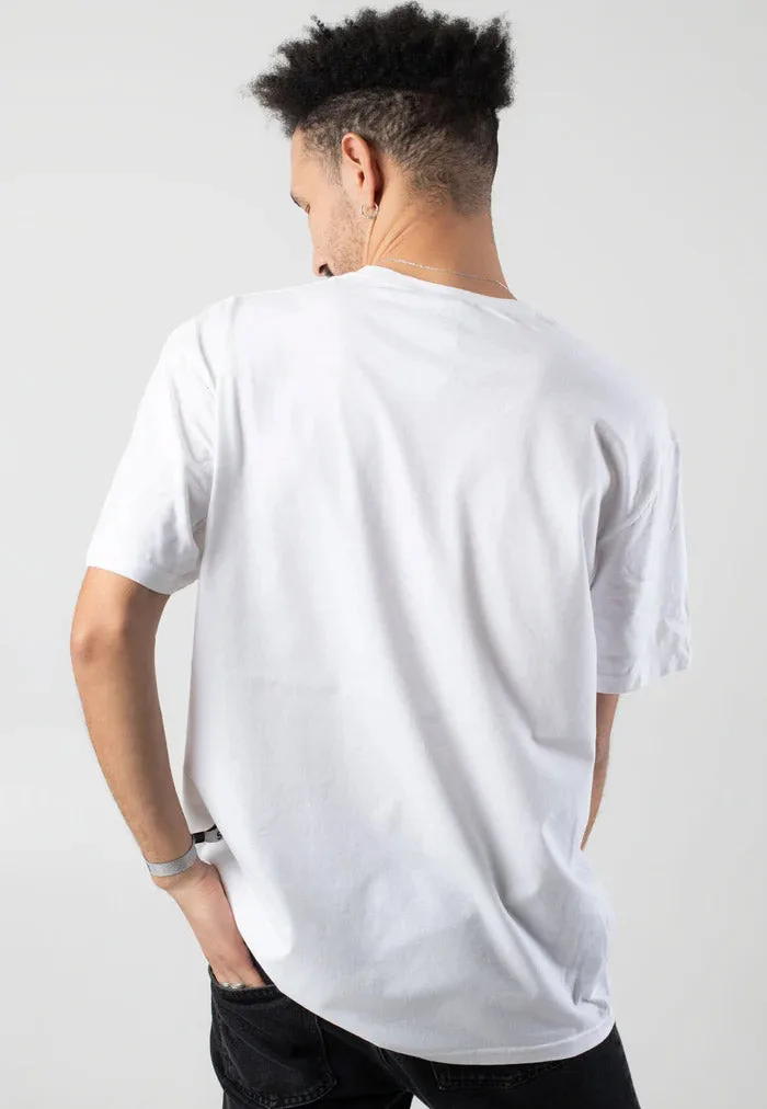 No Face No Case Logo White T-Shirt