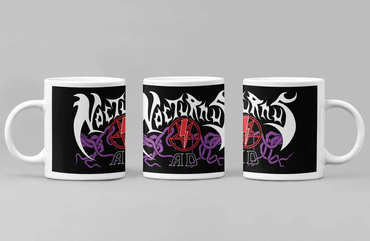 Nocturnus After Death Coffee Mug, Nocturnus After Death Logo Coffee Mug