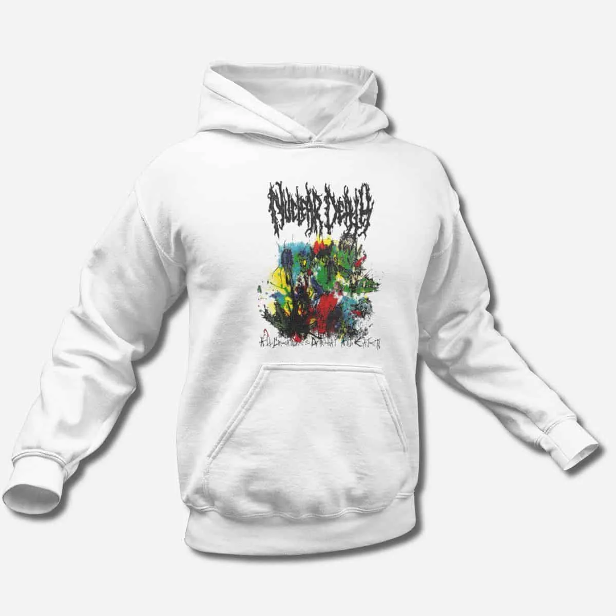 Nuclear Death Band Hoodie, Nuclear Death Our Dead Hooded Sweatshirt, Grindcore, Death Metal Merch