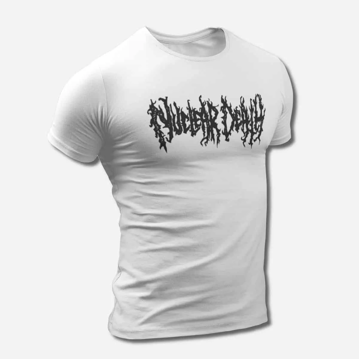Nuclear Death Band T-Shirt, Nuclear Death Logo T-Shirt, Death Metal, Experimental Metal Merch