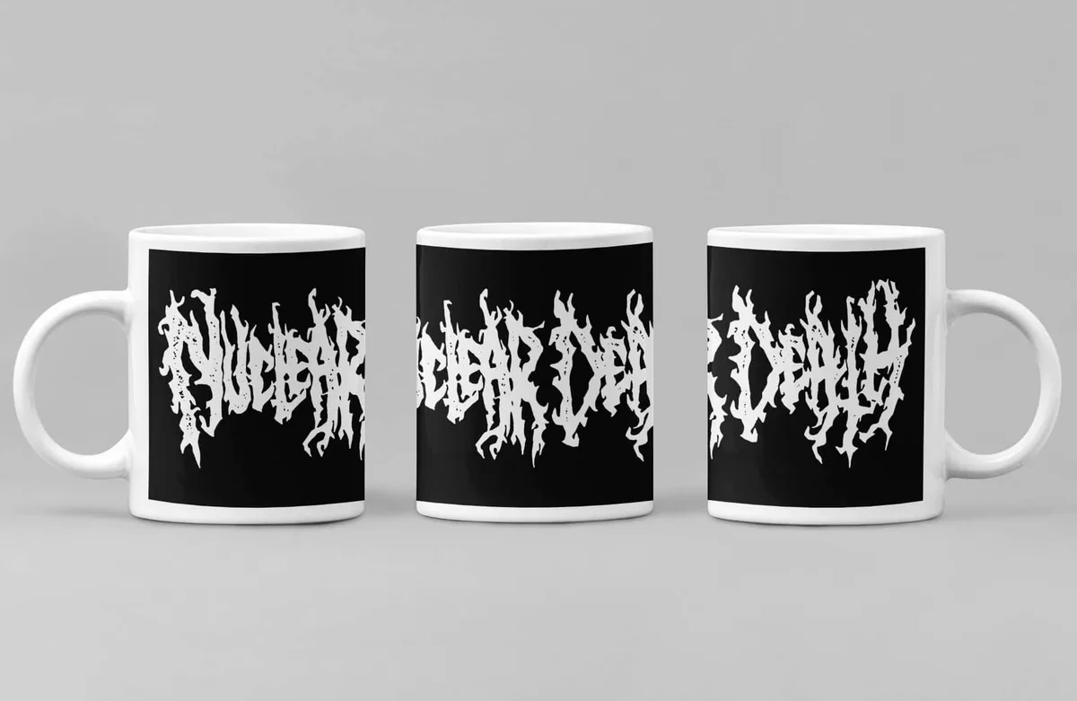 Nuclear Death Coffee Mug, Nuclear Death Logo Coffee Mug