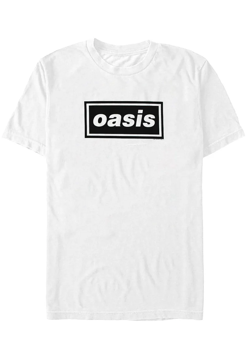 Oasis Decca Logo White T-Shirt