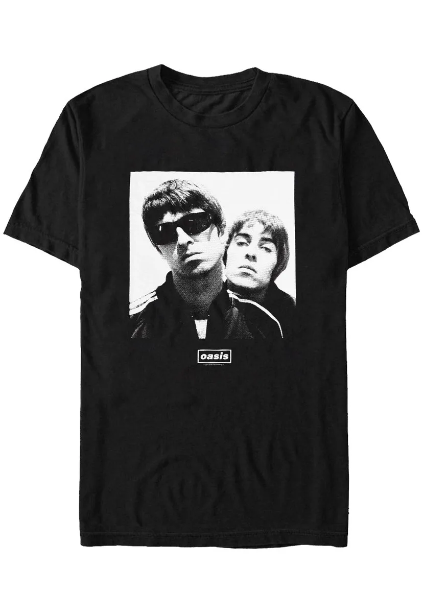 Oasis Noel & Liam Square Photo T-Shirt
