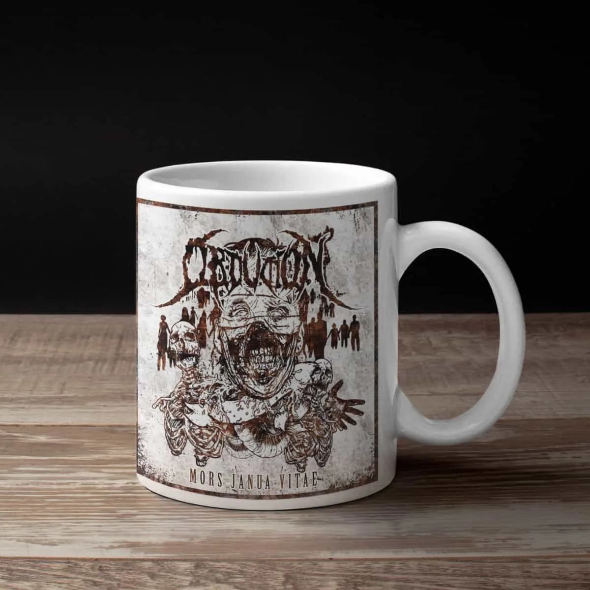 Obduktion Coffee Mug, Obduktion Mors Janua Vitae Coffee Mug