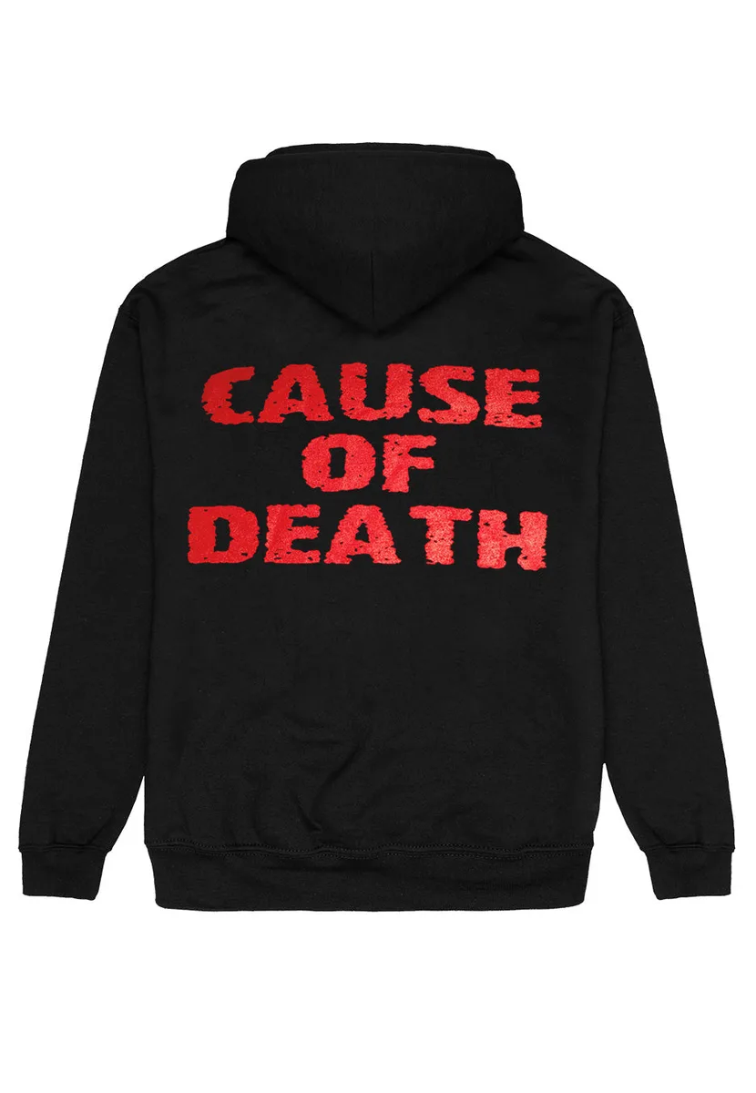 Obituary Cause Of Death Hoodie