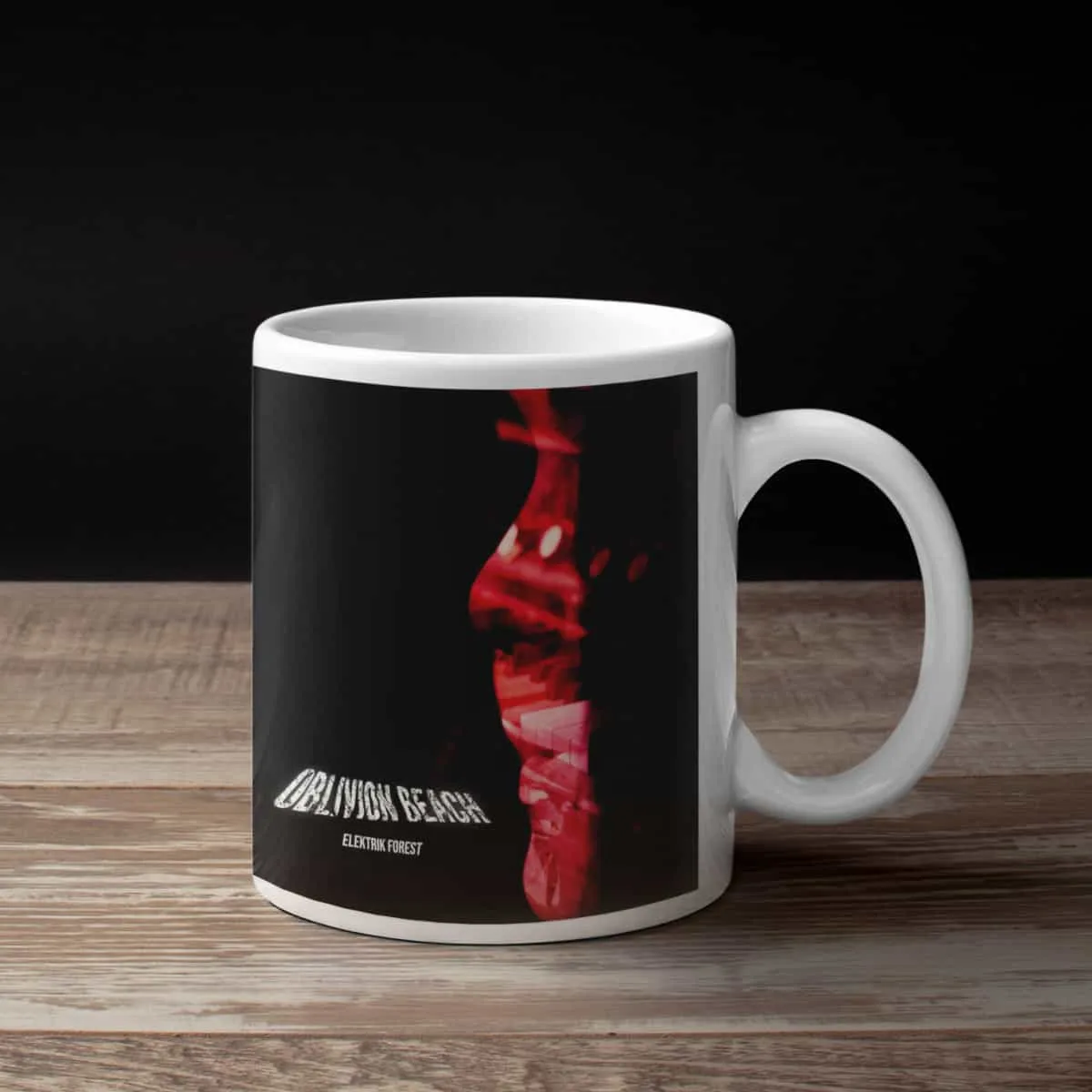 Oblivion Beach Coffee Mug, Oblivion Beach Elektrik Forest Coffee Mug