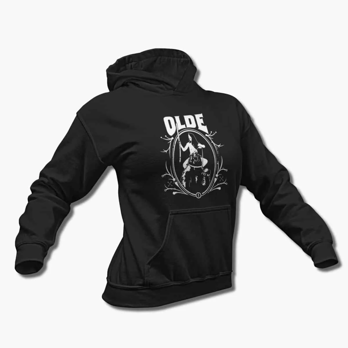 Olde Band Hoodie, Olde I Artwork Hooded Sweatshirt, Doom Metal, Sludge Metal Merchandise