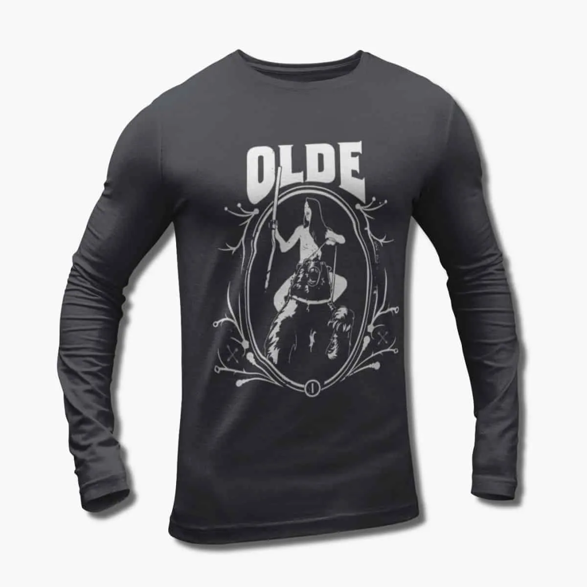 Olde Band Long Sleeve T-Shirt, Olde I Artwork Longsleeve T-Shirt, Doom Metal, Sludge Metal Merchandise