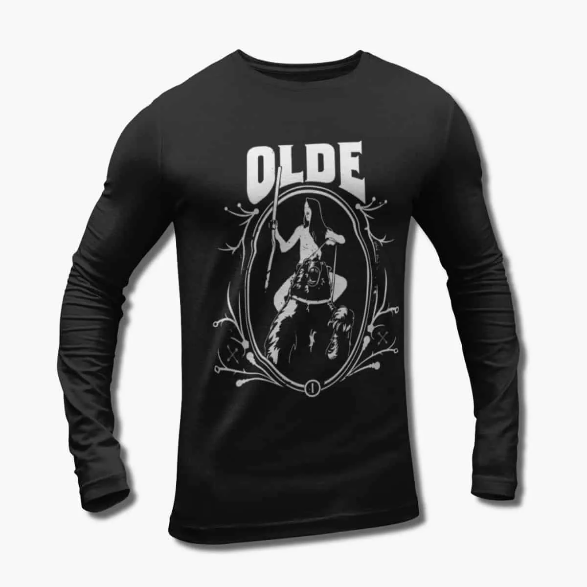 Olde Band Long Sleeve T-Shirt, Olde I Artwork Longsleeve T-Shirt, Doom Metal, Sludge Metal Merchandise