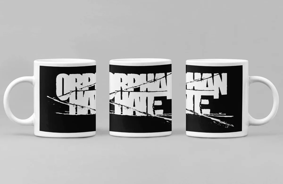 Orphan Hate Coffee Mug, Orphan Hate Logo Coffee Mug