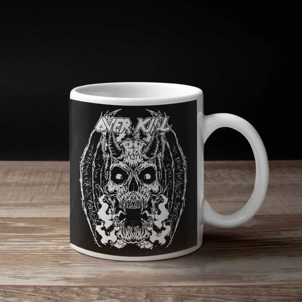 Over Kill Coffee Mug, Over Kill Artwork Coffee Mug