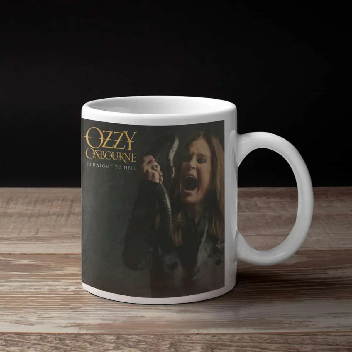 Ozzy Osbourne Coffee Mug, Ozzy Osbourne Straight to Hell Coffee Mug