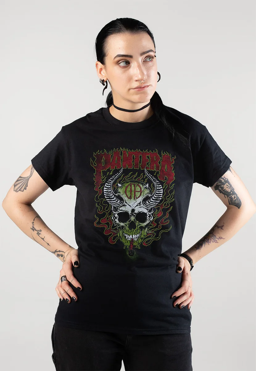 Pantera Fire Skull T-Shirt