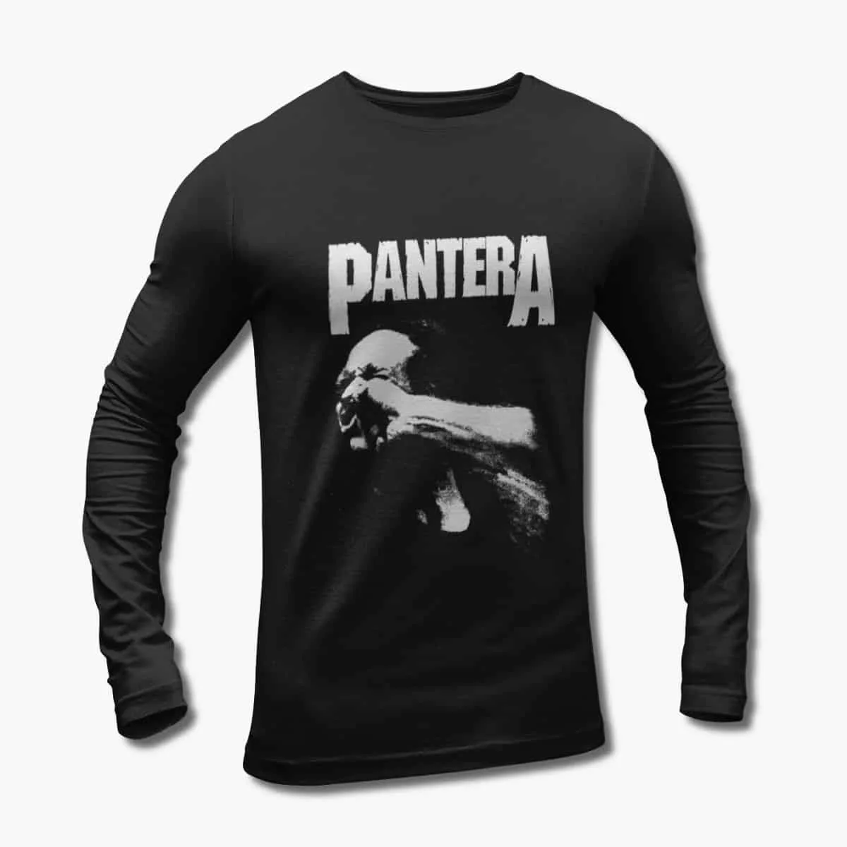 Pantera Long Sleeve T-Shirt, Pantera Vulgar Display of Power Black Longsleeve T-Shirt, Thrash Metal, Heavy Metal Merchandise