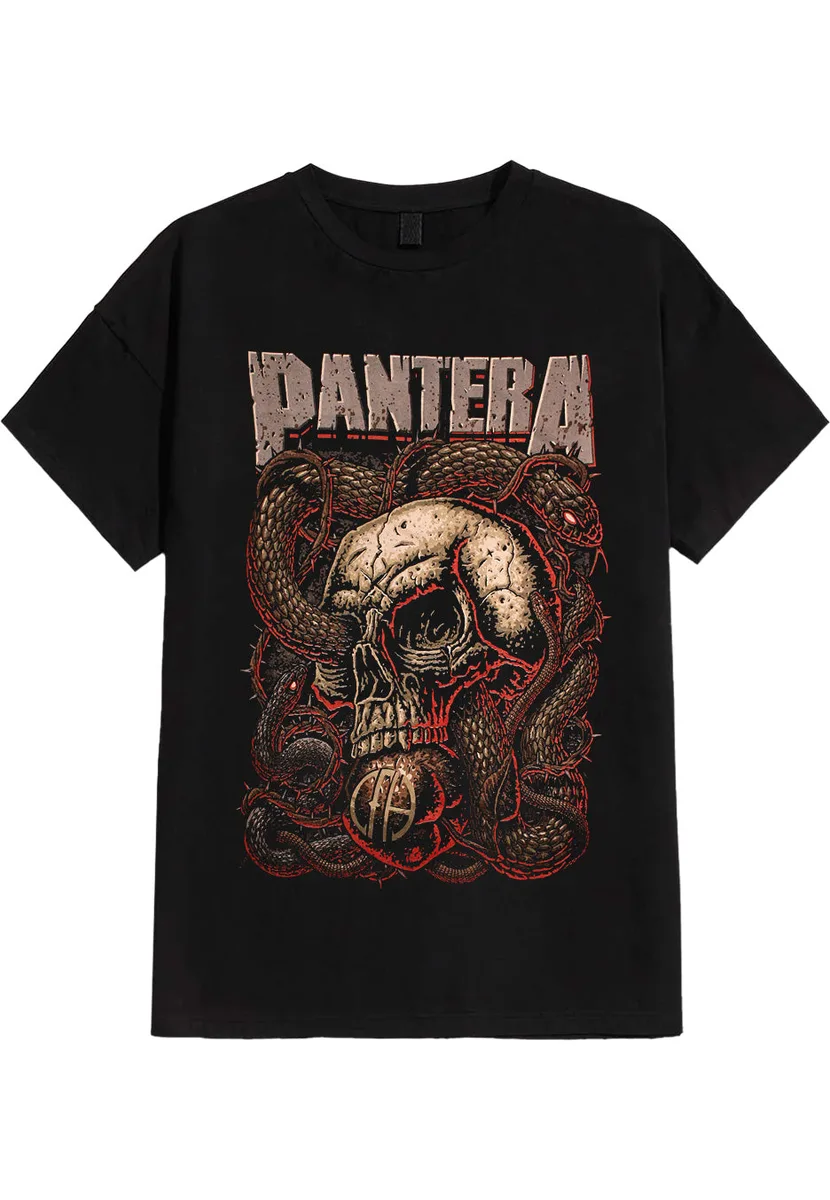 Pantera Serpent Skull T-Shirt