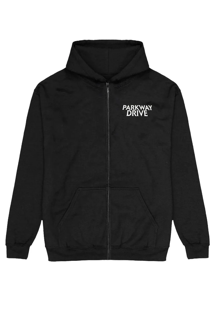 Parkway Drive Darker Still Skull - Zipper Hoodie