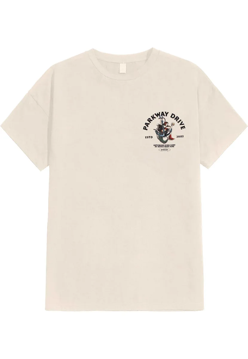 Parkway Drive Mermaid Natural T-Shirt