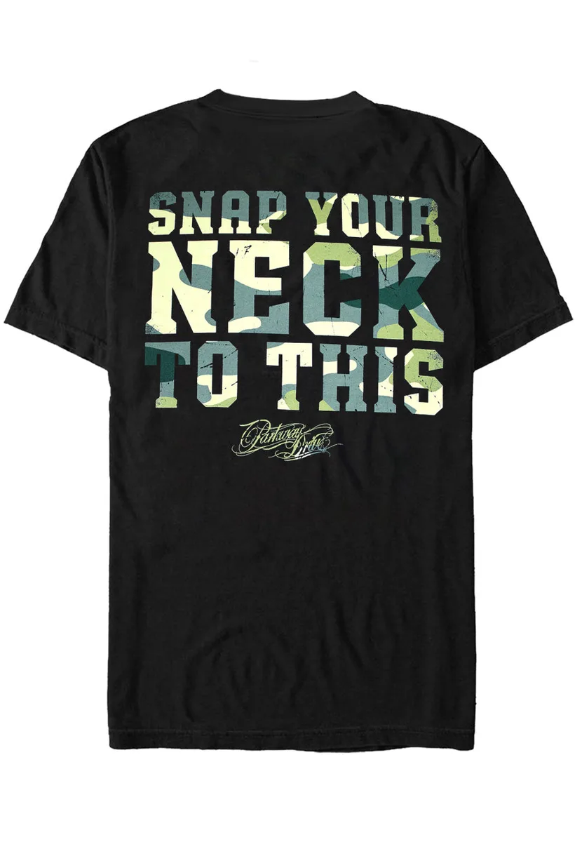 Parkway Drive Snap Camo Anniversary Edition T-Shirt
