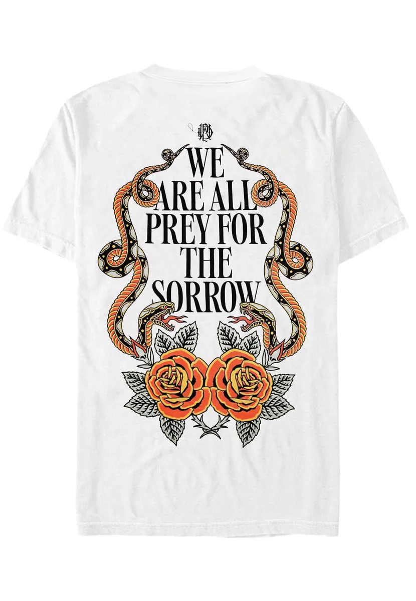 Parkway Drive Sorrow Snakes White T-Shirt