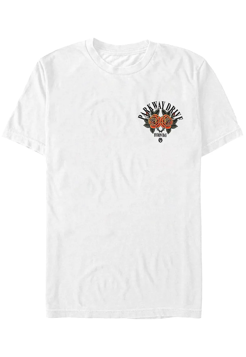 Parkway Drive Sorrow Snakes White T-Shirt