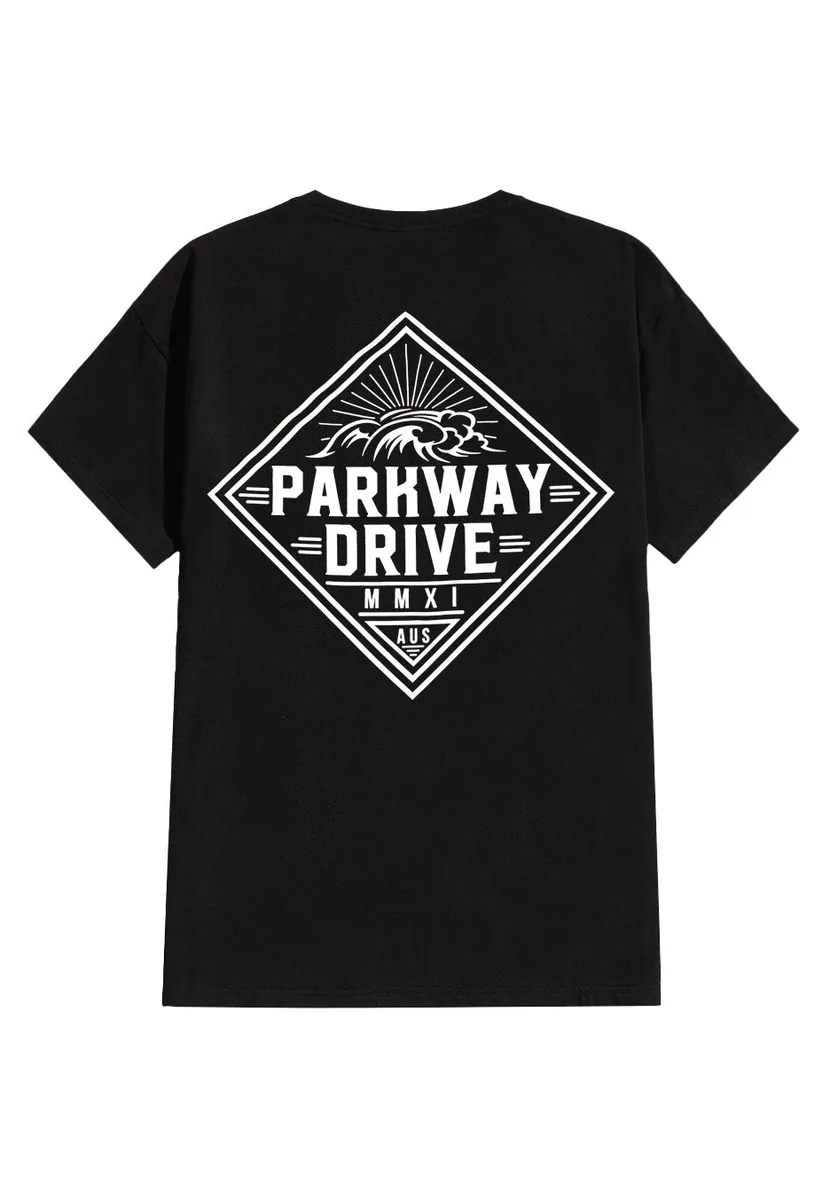 Parkway Drive Surf Badge T-Shirt